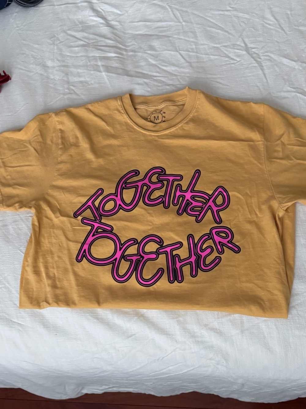 2026 Harry Styles Yellow Shirt Medium Together Together Tour New York Exclusive